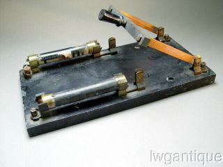 Vintage Antique Slate Industrial Electric Knife Switch Frankenstein Steampunk NR 3