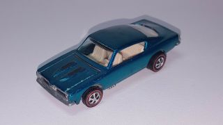 Vintage Hot Wheels Redline 1967 Custom Barracuda Blue