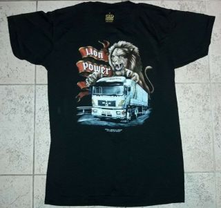 Vintage 3d 50/50 Large Harley Shirt Dead Stock Truckers Only