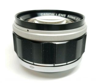 RARE EP Canon 50mm f/1.  2 LTM M39 Leica Mount Fast Prime Lens • 5
