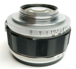 RARE EP Canon 50mm f/1.  2 LTM M39 Leica Mount Fast Prime Lens • 8