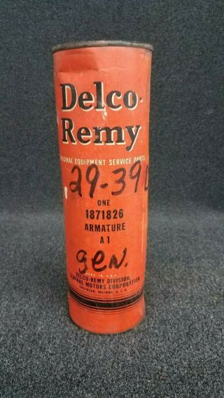 Vintage Delco Remy 1871826 Generator Armature - Nos - 29 - 39 Chevrolet