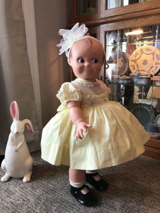 Vintage Cameo Large 26/27” Kewpie Doll 5