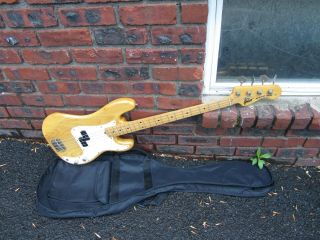 1977 Greco Mercury Bass,  Vintage Lawsuit Era Fender Precision Bass,  P Bass