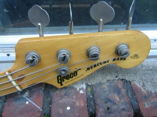 1977 Greco Mercury Bass,  Vintage Lawsuit Era Fender Precision Bass,  P bass 4