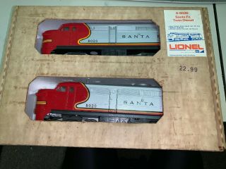 Vintage Set Of Lionel 6 - 8020 Santa Fe Twin Diesel Engines