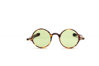 Great Small Round Acetate Sunglasses,  Handmade In France By Gigi Fazzi - G18