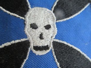 Army //embroidred //patch//vintage Skull//head //military//