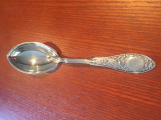 Whiting Arabesque Sterling Silver 14 Berry Spoon 5 1/4”.  Again