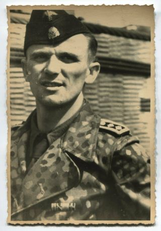 German Wwii Photo From Russian Archive: Tank Commander Hans Hoeflinger