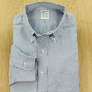 Vtg Usa Made Brooks Bros Makers Slim Fit Ocdb Shirt 16.  5 - 34 Oxford Ivy Trad