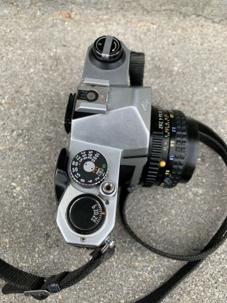 Vintage Asahi Pentax K1000 camera w/ SMC Pentax - A 1:2 50mm Lens 3