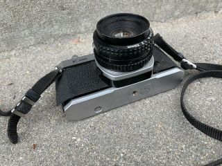 Vintage Asahi Pentax K1000 camera w/ SMC Pentax - A 1:2 50mm Lens 8