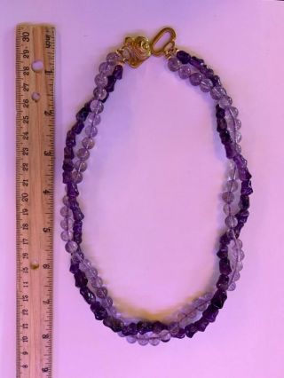 Alice KUO 18 inch stand Amethyst necklace 3