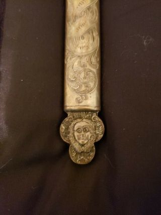 Rare Pre - Civil War Masonic Knights Templar Sword /Scabbard /Case from 1858 5