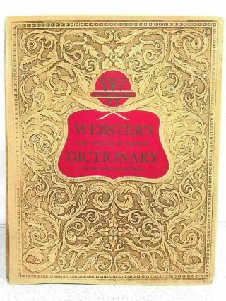 Websters Twentieth Century Unabridged Dictionary Lrg Vintage Book 2