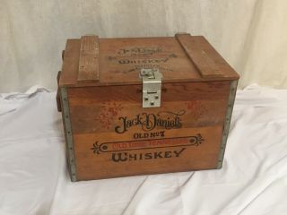 Jack Daniels Old No.  7 Vintage Wooden Box/chest