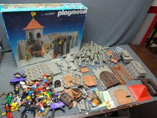 Vintage Playmobil Castle Set 3446 With Box And Instructions