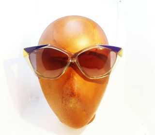 EXTREMELY RARE VINTAGE 80s VALENTINO SUNGLASSES MADE IN ITALY WITH CASE 2