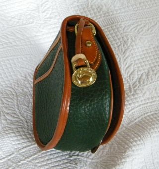 Vintage Dooney and Bourke Big Duck Shoulder Bag NWT Fir Green 11