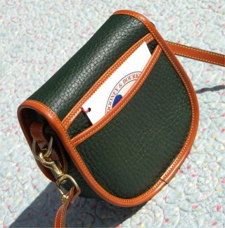 Vintage Dooney and Bourke Big Duck Shoulder Bag NWT Fir Green 2