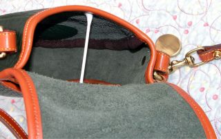 Vintage Dooney and Bourke Big Duck Shoulder Bag NWT Fir Green 8