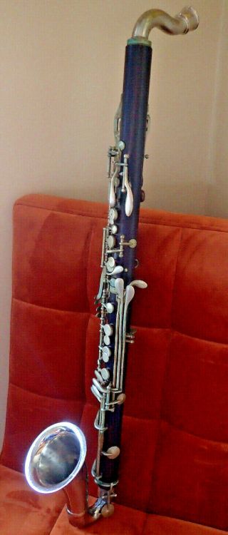 Vintage Leblanc Paris France Wood Alto Clarinet In Case Serial 5251