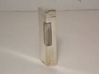 Vintage DUNHILL STERLING SILVER ROLLALITE LIGHTER - SWITZERLAND 5