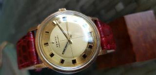 Zenith Stelina Pie Pan Swiss Watch Rare To Find With 6 O 