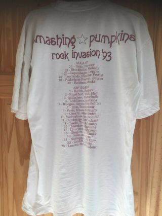 Smashing Pumpkins tour shirt 1993 Vintage Rock L Siamese Dream Download 2