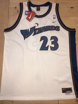 Vintage Michael Jordan 23 Washington Wizards Nike Jersey Size Xxl Nwt