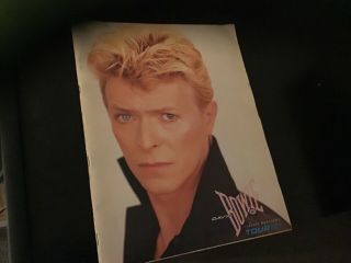 Rare Vintage David Bowie Australian Music Concert Programme 1983 Poster Etc