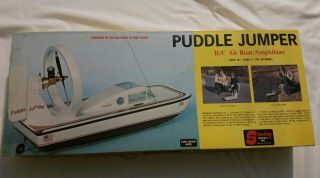 Vintage Sterling Puddle Jumper Rc R/c Radio Control Air Boat Ship Model Nitro