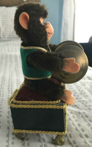 Very Rare Vintage Steiff Monkey Phantom of the Opera Music Box 4