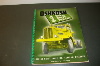 Vintage 1950s Oshkosh Truck Sales Brochure With 26 Pages