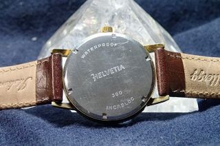 HELVETIA BRITTANIA Calibre 360 Gents Wristwatch circa 1950/60`s Well 4