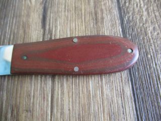 CASE XX THROWING KNIFE WITH LEATHER SHEATH RARE VTG 7