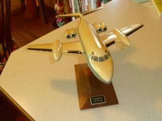 Rare Vintage Lockheed Jet Star Large Desk Model