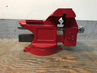 NOS Vintage SEARS Swivel Bench Vise with Anvil 4 - 1/2 inch.  9 - 51763 5