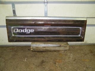 Vintage Dodge Tailgate Bench Wall Art Man Cave