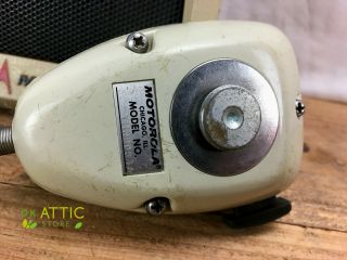 Vintage Motorola Mocom 70 FM Radio Control Head/Speaker/Mic - Police/Fire Radio 8