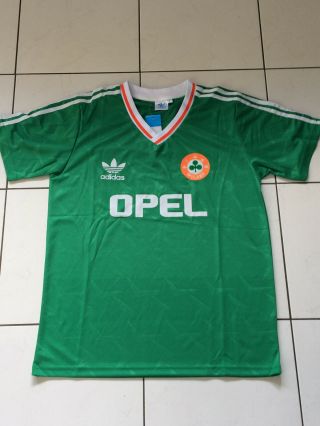 1990 Republic Of Ireland Shirt World Cup 90 Retro,  Vintage Roi 1991 1992 Medium