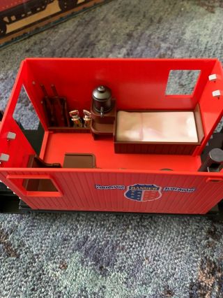 Vintage Playmobil 4123 Colorado Railroad Ranger Caboose Train 7