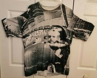 2 Vintage,  Rare Sci - Fi Themed T - Shirts,  Ex - Large,  Done On Ts.