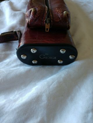Vintage Its George Cue Case 2x4 Leather