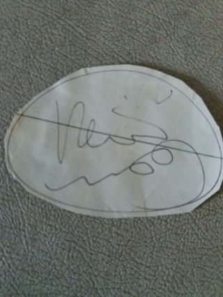 The Who Keith Moon Vintage Autograph On Paper