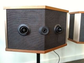Vintage Bose 901 Series V Direct/Reflecting Speakers with Tulip Stands 4