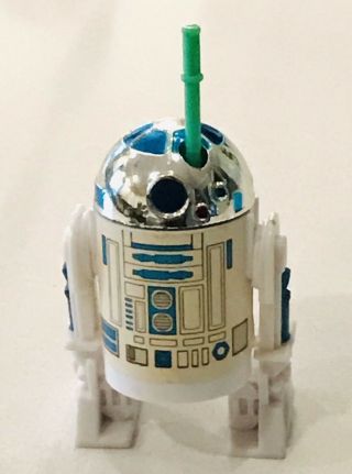 Vintage Star Wars Potf R2 - D2 Pop - Up Lightsaber Last 17 Complete & Cond