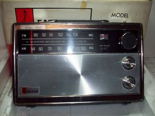 Emerson Nos Portable Radio Vintage 31p63 12 Transistor Am Fm