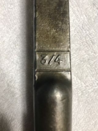 Vintage Bethlehem Steel 3/4 Regular Spud Wrench 3